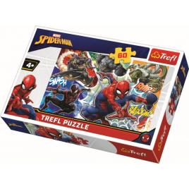 Puzzle trefl 60 curajosul spiderman