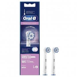 Set 2 rezerve periuta sensitive clean oral-b