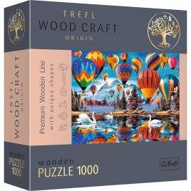 Puzzle din lemn 1000 piese trefl - baloane colorate