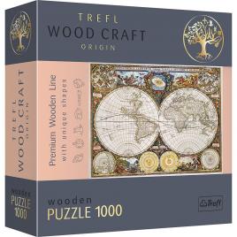 Puzzle din lemn 1000 piese trefl - harta lumii antice