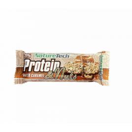 Baton energizant protein & nuts 25% proteina, caramel sarat si nuci 45g nature