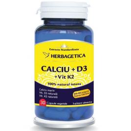 Calciu+d3+vit. k2 30cps