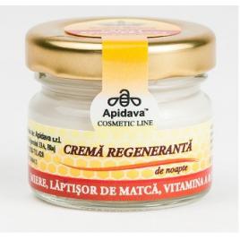 Crema regeneranta de noapte cu miere, lapt.de matca si vit.a&e 30ml apidava