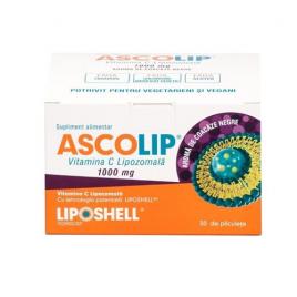Ascolip lipozomal vitamina c 1000mg coacaze negre 30pl naturali prod