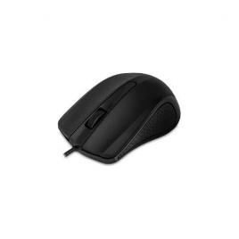 Mediarange corded 3-button optical mouse, black