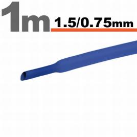 Tub termocontractibilalbastru • 1,5 / 0,75 mm