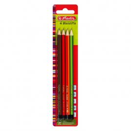 Creion grafit mina h, hb, b, 2b, set 4