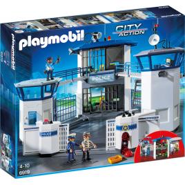 Playmobil city action - sediu de politie cu inchisoare