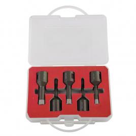 Set carote diamantate cu filet fixare 5-12mm - 5p.