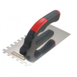 Gletiera inox dintata cu maner plastic 270x130/4mm