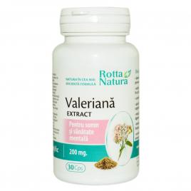 Extract de valeriana 200mg 30cps rotta natura