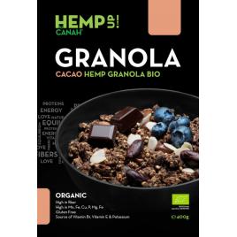 Granola cacao cu canepa eco 400gr canah