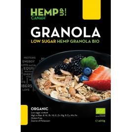 Granola low sugar cu canepa eco 400gr canah