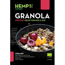 Granola protein cu canepa eco 400gr canah