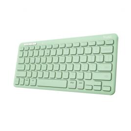 Trust lyra compact wireless and rechargeable keyboard green us