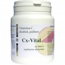 Vitamina c alcalina tamponata (pulbere) cx-vital 100g aghoras