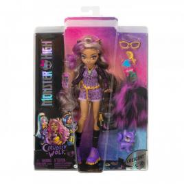 Monster high papusa clawdeen wolf cu animalut si accesorii