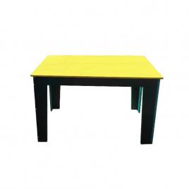 Masa pentru gradina galbena cu verde din PVC HELENE