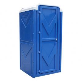 Toaleta ecologica din PVC alb cu albastru 185 L