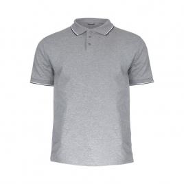 Tricou bumbac polo subtire / gri - xl