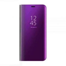 Husa compatibila cu Samsung Galaxy A32 5G , Clear View Flip Mirror Stand, Mov