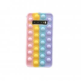 Husa de protectie POP IT compatibila cu Samsung Galaxy S10 Plus, Multicolor