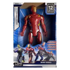 Figurina Avengers, IronMan cu efecte sonore si luminoase, 30 cm