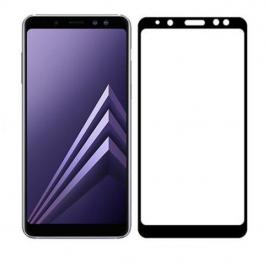 Folie sticla profesionala securizata 3D Full Screen compatibil cu Samsung Galaxy A8 (2018) / A5 (2018), Black