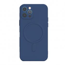 Husa culoarea Albasru pentru cu iPhone 12, incarcare tip MagSafe - ALC®