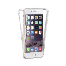 Husa silicon 360 fata+spate, compatibil cu iPhone 7/8, Transparent