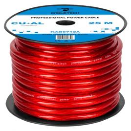 Cablu putere profesional 4ga 10mm/21.15mm2 rosu cupru-aluminiu 1m cabletech