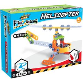 Kit constructie stem flexible elicopter 79 piese