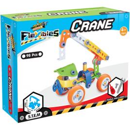 Kit constructie stem flexible macara 98 piese