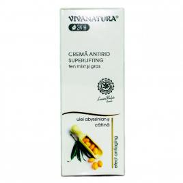 Crema antirid superlifting ten mixt si gras 45ml viva natura