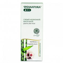 Crema fata hidratanta matifianta ten mixt 45ml viva natura