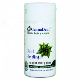 Praf de dinti genna dent(alb stralucitor) 75gr viva natura