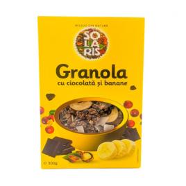 Granola cu ciocolata si banane 300g solaris