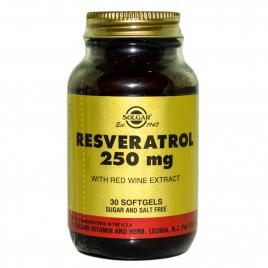 Resveratrol 250mg softgels 30cps solgar