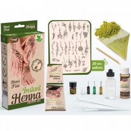 Set henna instant - tatuaj pentru mâini și picioare