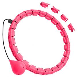 Cerc fitness smart hula hop 50 cm roz rebel active