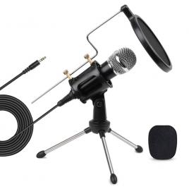 Microfon profesional, condensator, mini trepied, wg500