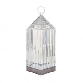 Lampa led decorativa din cristal acrilic, senzor tactil, 29 cm
