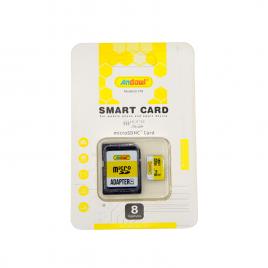 Card micro sd cu adaptor tf8, 8gb