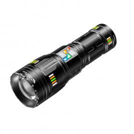Lanterna de mana multifunctionala cu laser led, usb, ip65