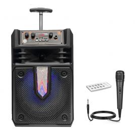 Boxa portabila tip troler kts1631, bt, usb, 30w p.m.p.o.
