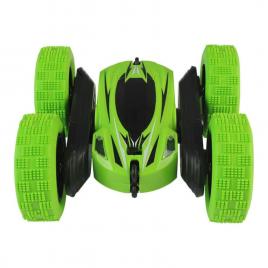 Masina sport de curse, verde, cu telecomanda, 4 roti