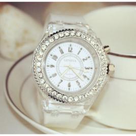 Ceas Activ LED - Jocuri de lumina 7 culori - 4 moduri flash -Fashion Crystal Clasic watch