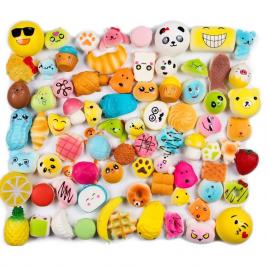 Jucarie Squishy breloc parfumata cu revenire lentapachet 10 pieseKids