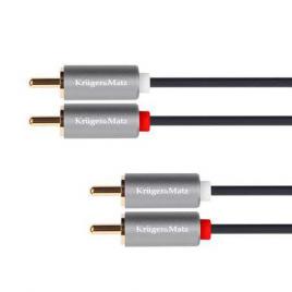 Cablu 2rca - 2rca 3m basic k&m