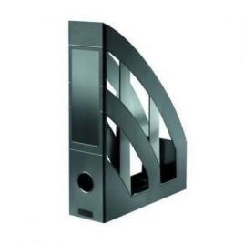 Suport vertical din plastic herlitz clasic, 76 mm, negru